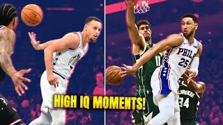 NBA highlights Highest IQ MOMENTS#nba