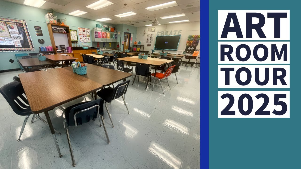 HS ART ROOM TOUR 2025 - YouTube