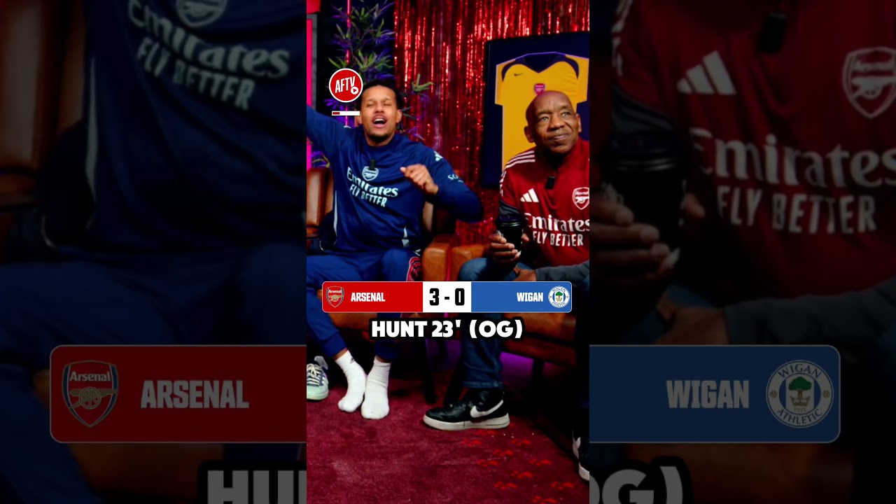 Hunt 23’ (OG), an own goal puts Arsenal three goals clear 🎯