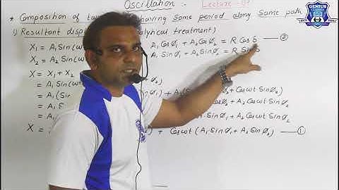 Composition of two SHM having same Period along same path|Oscillation|Lect-07|Class12th|NEET/JEE/CET