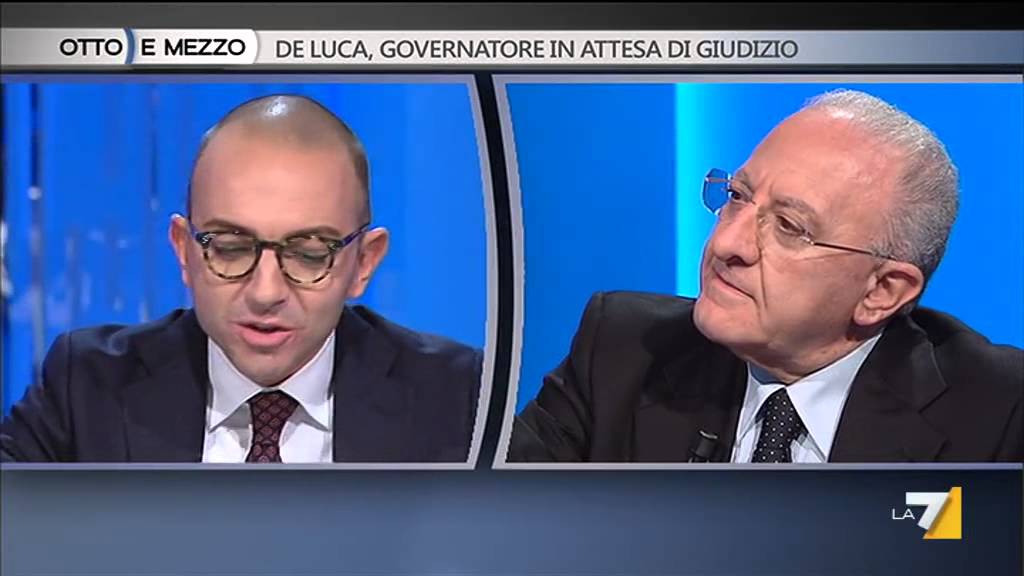 Otto e mezzo - De Luca, governatore in attesa di giudizio (Puntata 27/10/2015)