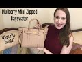 Mulberry Mini Zipped Bayswater | What Fits Inside & First Impressions/Reveal