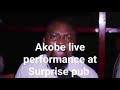 Akobe live performance at Surprise pub and cafe
