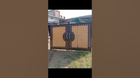 new design | laser cutting sliding gate #ideas#slidinggate#lasercutting