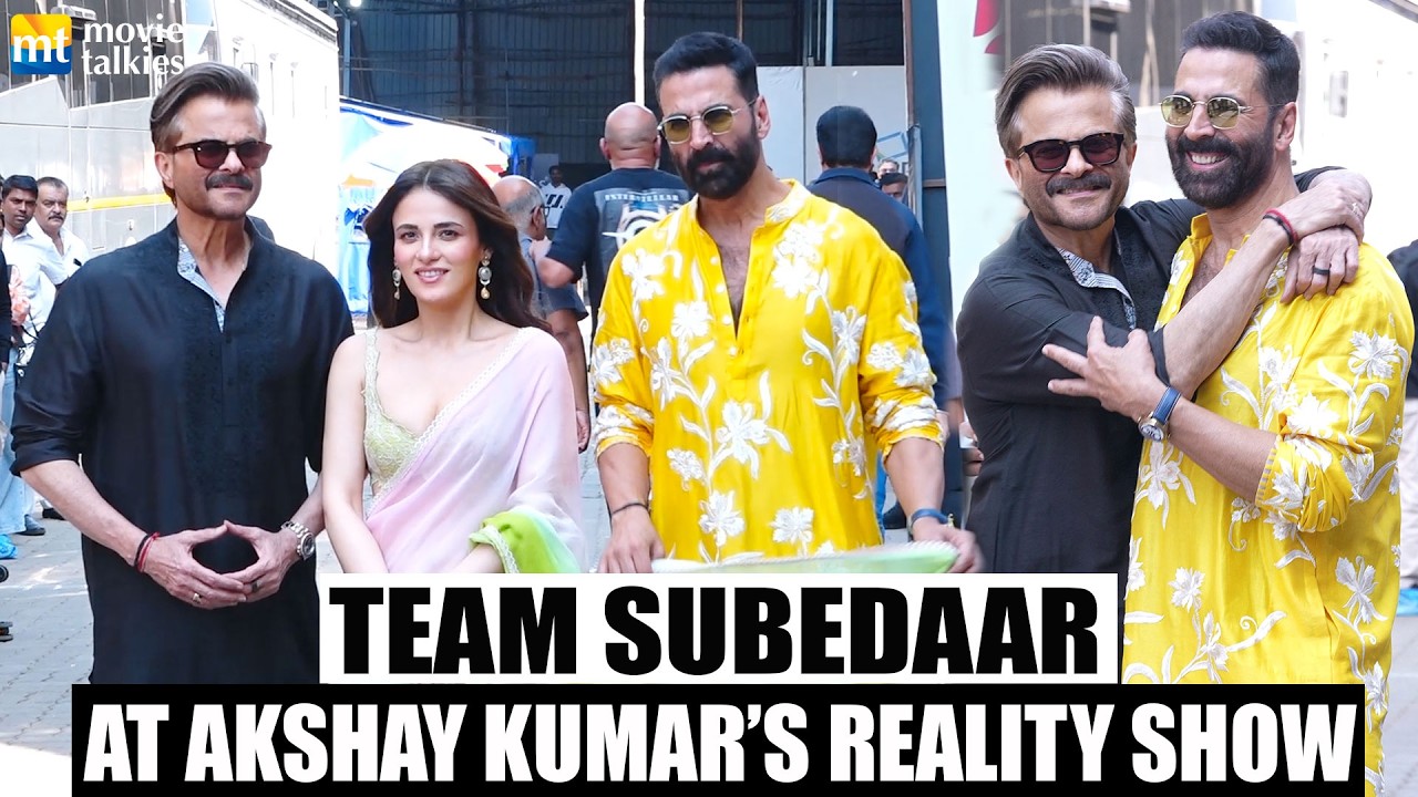 Welcome Jodi Akshay Kumar-Anil Kapoor at a Reality show | Radhika Madan | Subedaar