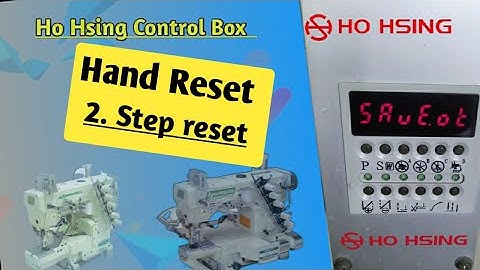 How to Ho Hsing Control Box Riset || RMG Solution plus