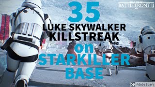 Battlefront 2 Galactic Assault On Starkiller Base Assault And Luke Skywalker Killstreaks Crazy