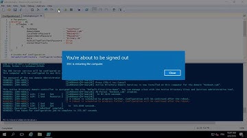 Install Lab Active directory with  Powershell DSC