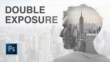 How to Create Double Exposure in Photoshop - Layer Mask - Clipping Mask