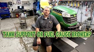 John Deere D130 D140 D170 S140 Fuel Tank Support and Deck Hangar Mounting Bracket Replacement
