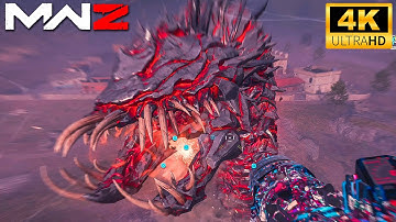 MW3 ZOMBIES - JAK PATRIOT, 9 PLAYERS VS GIANT RED WORM, ELDER DARK AETHER 4K Gameplay No Commentary