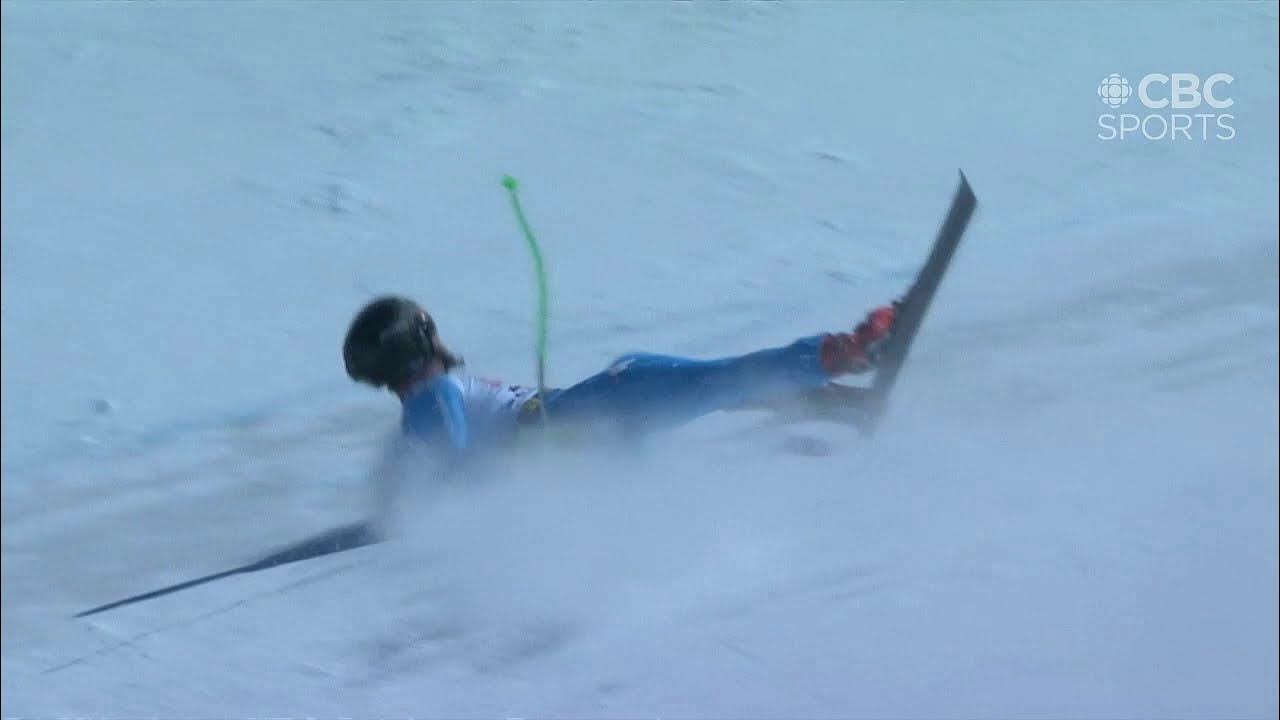 Downhill ski crash Florian Schieder, Cortina 2021 YouTube