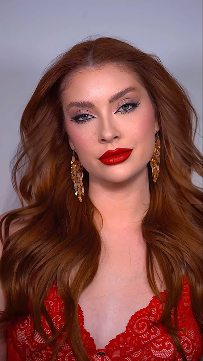 @o.bielmoura The power of red lipstick 🔥❤️ #makeuptutorial