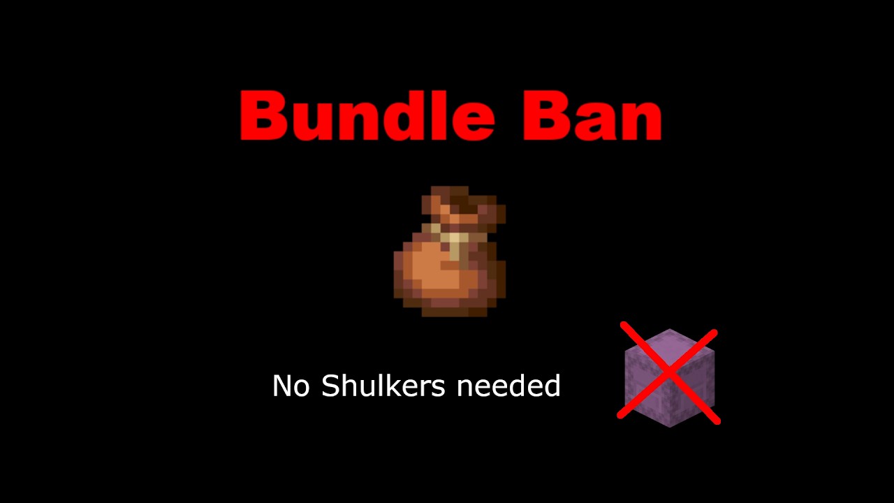 How to ban anyone in minecraft using bundle - YouTube