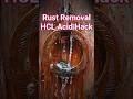 Deep Rust Removal || HCL / Phosphoric Acid solution Hack that actually work 🏎️✨ #shorts