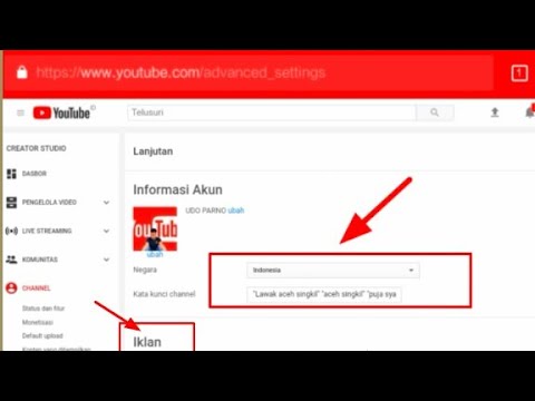 Cara memunculkan iklan di youtube