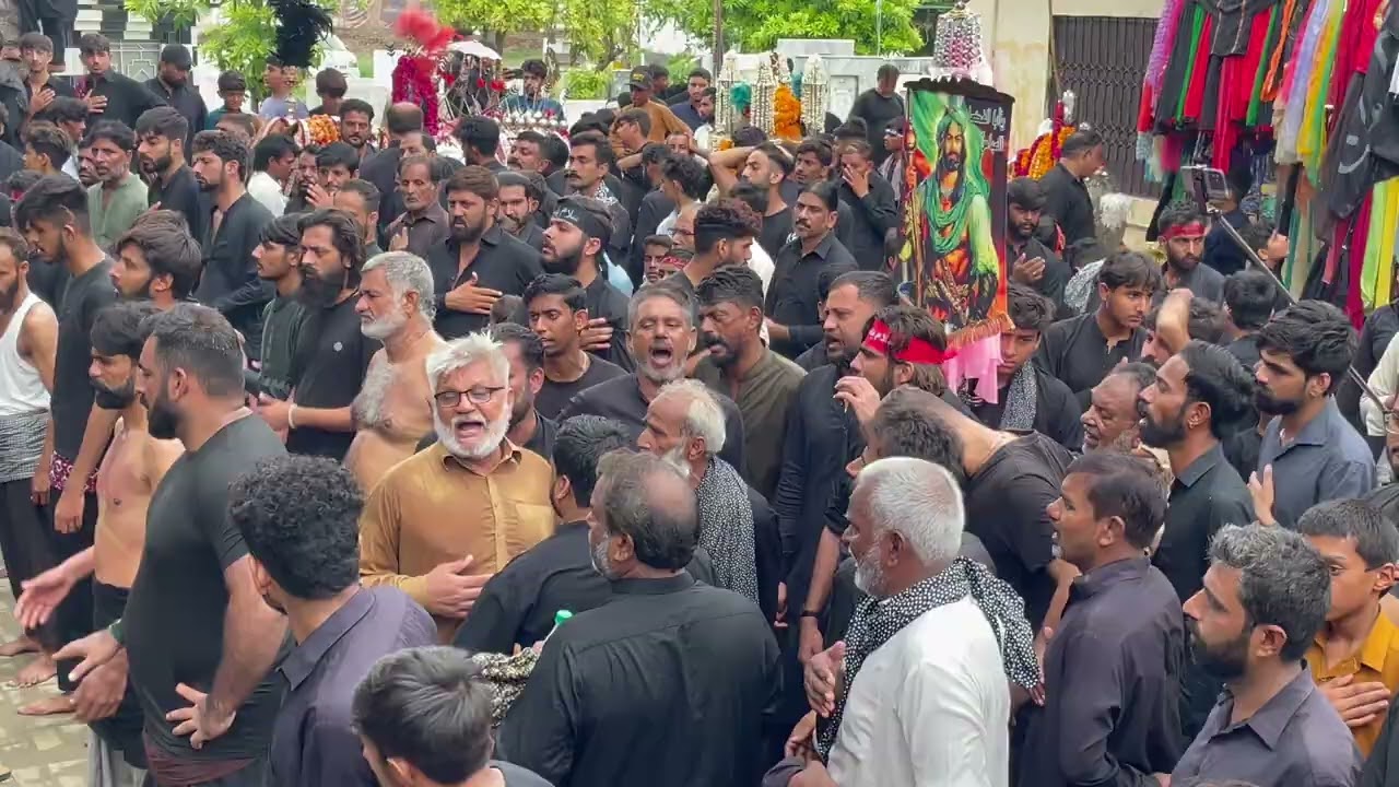 10th Muharram Jaloos 2025 || Madina Syedan Gujrat || First Time Jaloos 