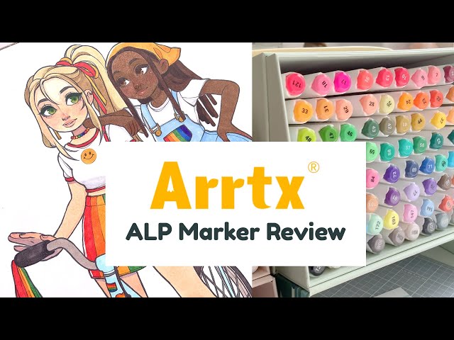 Painting with Acrylic Markers 🌟🌟Arrtx Acrylic Markers Review 