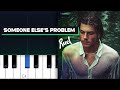 RUEL - SOMEONE ELSE&#39;S PROBLEM  (Piano Tutorial)