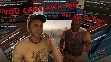 angry gamer will stop at nothing to kick me | L4D2 versus