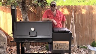 How To Season a Lone Star Grillz 20 inch Offset Smoker