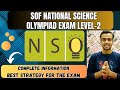 SOF National Science Olympiad Level-2 Exam | Complete Information and Strategy | Best Books