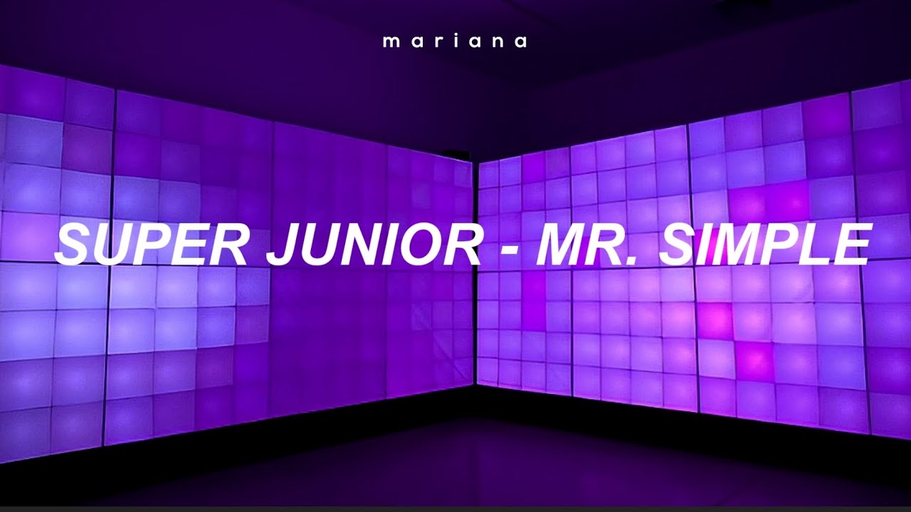 Super Junior (슈퍼주니어) – Mr. Simple – Easy Lyrics