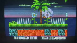 Blaze - 50 Hz Edition Running On A Mister And A Crt Tv