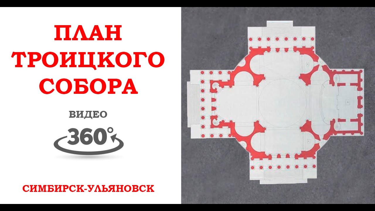 ПЛАН ТРОИЦКОГО СОБОРА (город Симбирск-Ульяновск)