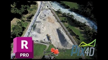 Drone survey & stockpile volume measurements using points clouds