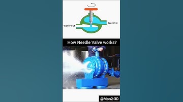 How Needle Valve works? #mechanism #solidworks #3ddesign #cad #shorts