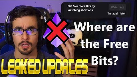 Twitch Ads for Free Bits Not Working? | Leaked Updates | Future of Free Bits | Try Again Later?