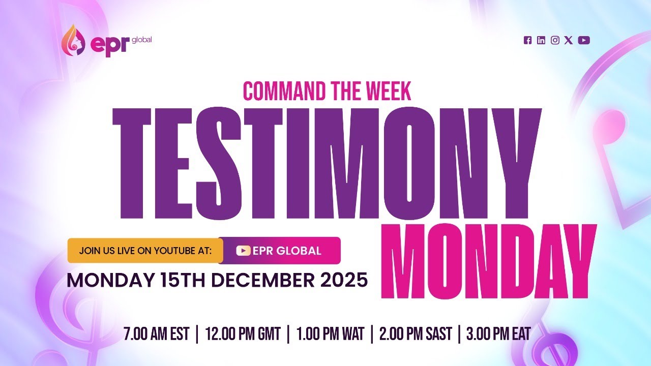 December 15, 2025 | Command the Week | Testmony - YouTube