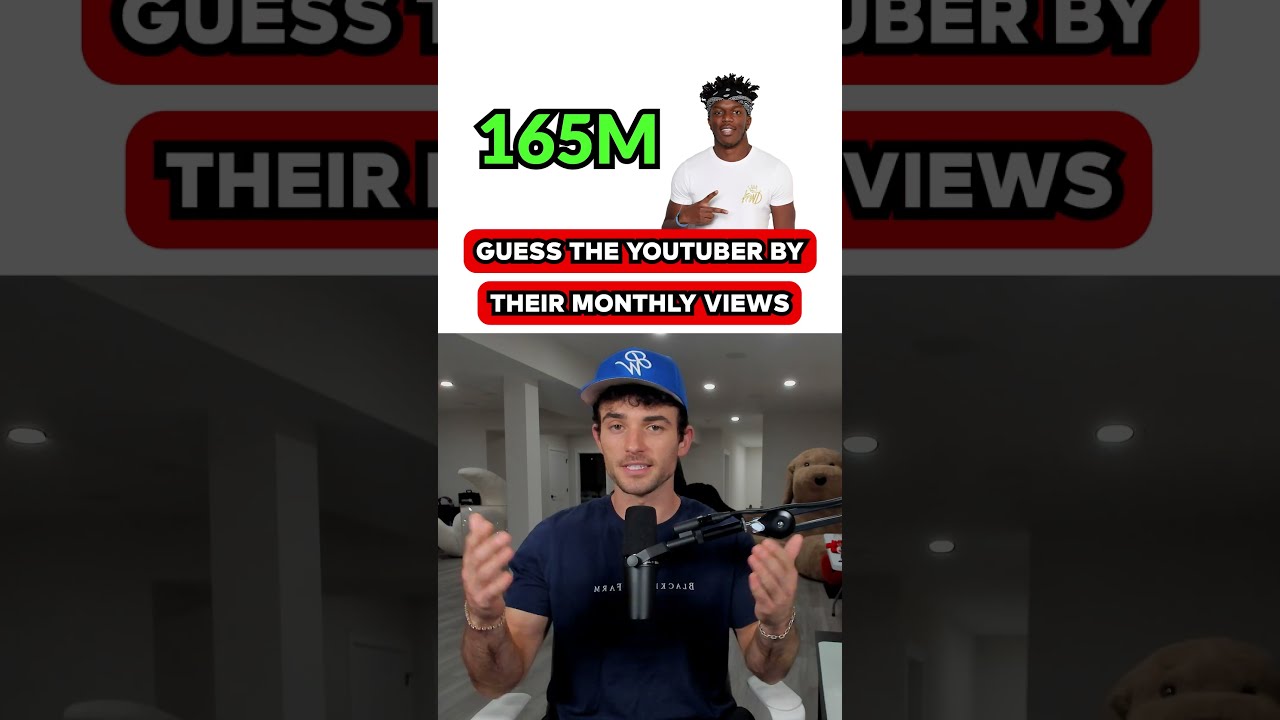 Guess The YouTuber By Their Views