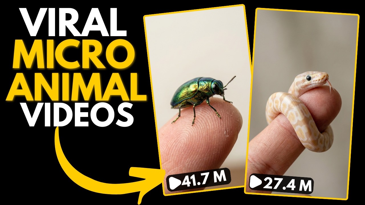 How to Create Viral Micro Animal Videos Using AI (Step-by-Step) - YouTube