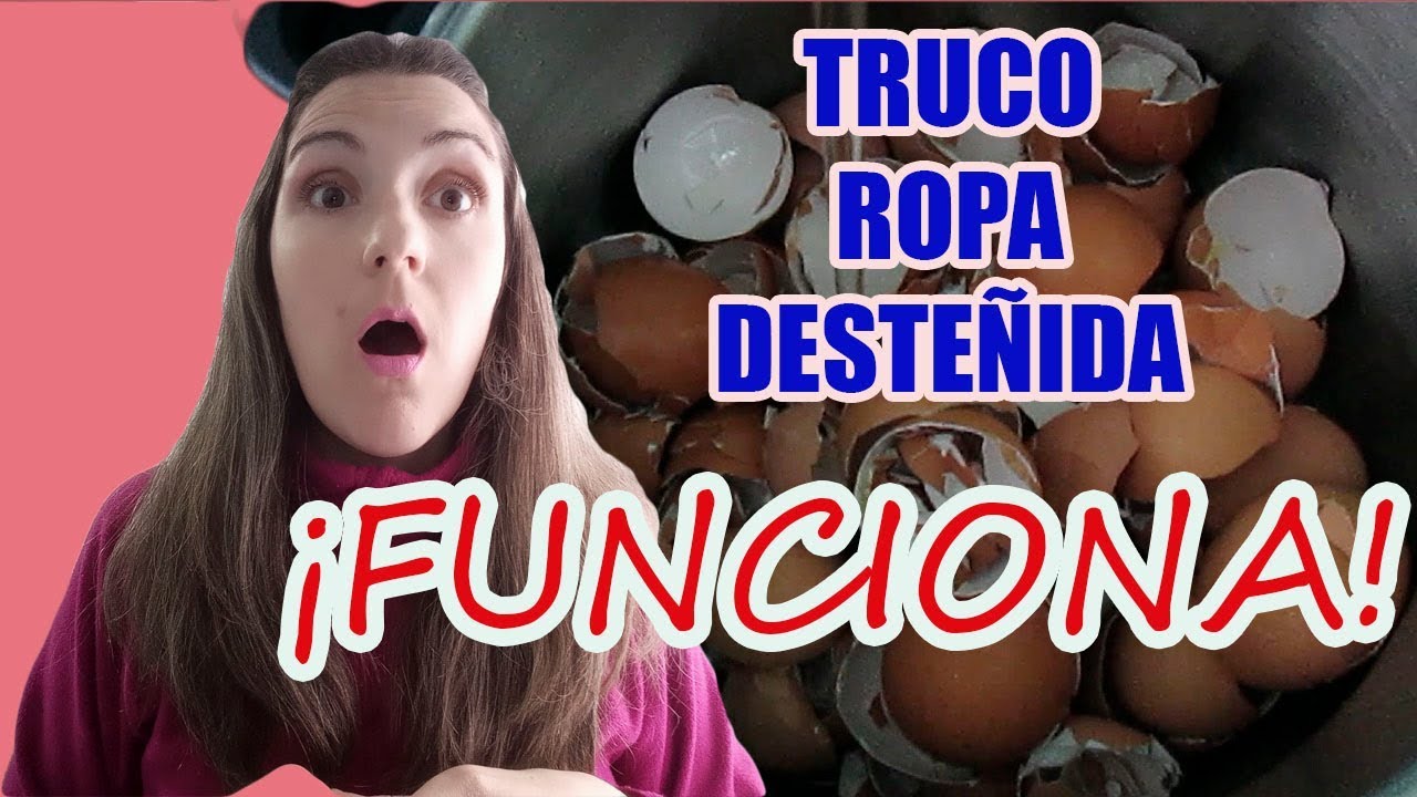 Cómo DESTEÑIR ropa de la LAVADORA/ropa DESTEÑIDA/HUEVO/TRUCO para MANCHAS en la ROPA 2019 - YouTube