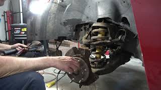 Completing the Front Suspension Teardown for the Rebuild. 2000 Chevy Silverado.