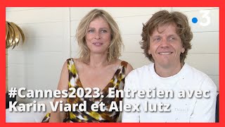 #Cannes2023. Entretien avec Karin Viard et Alex lutz pour 'Une nuit' d'Alex Lutz