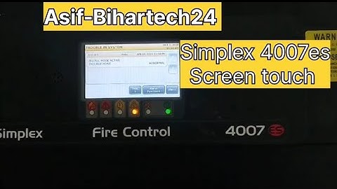 Simplex 4007es panel // Simplex panel how to test device 