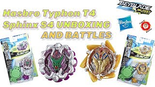Hasbro Typhon T4 Sphinx S4 Unboxing and Battles