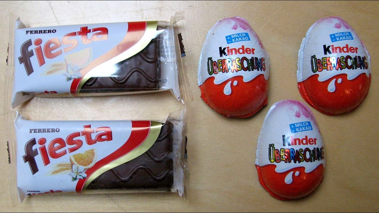 candy petřvald Ferrero Fiesta Cake & Kinder Surprise Eggs