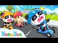 Tomar Bicicleta con Cuidado | Canciones Infantiles | Seguridad de Niños | BabyBus Español