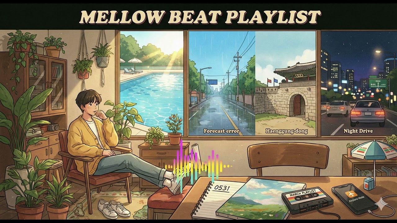 [PLAYLIST] 🧥 무거운 코트를 벗고 가벼운 옷차림으로 걷고 싶은 날 듣는 산뜻한 노래들 #lofi