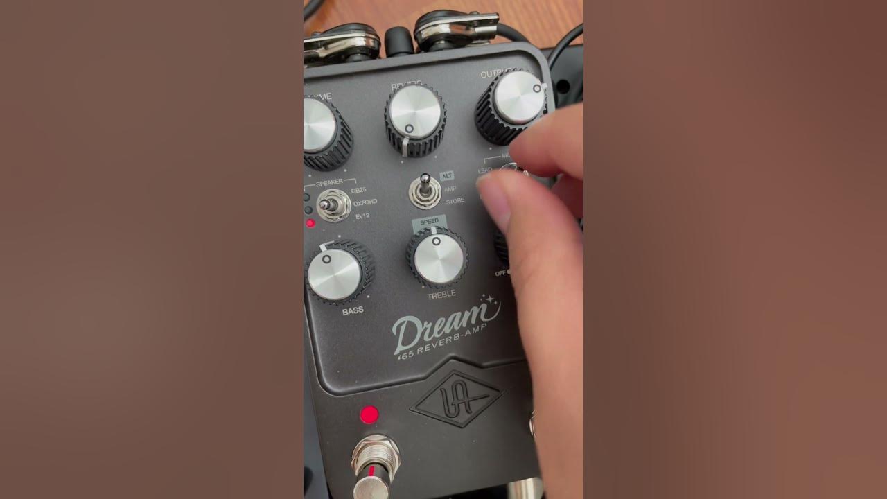How to turn off Tremolo on UAD Dream 65 - YouTube