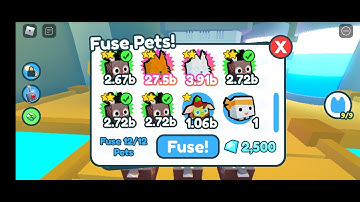 What Happend If You Fuse 12 Normal Rudolf | Pet Simulator X