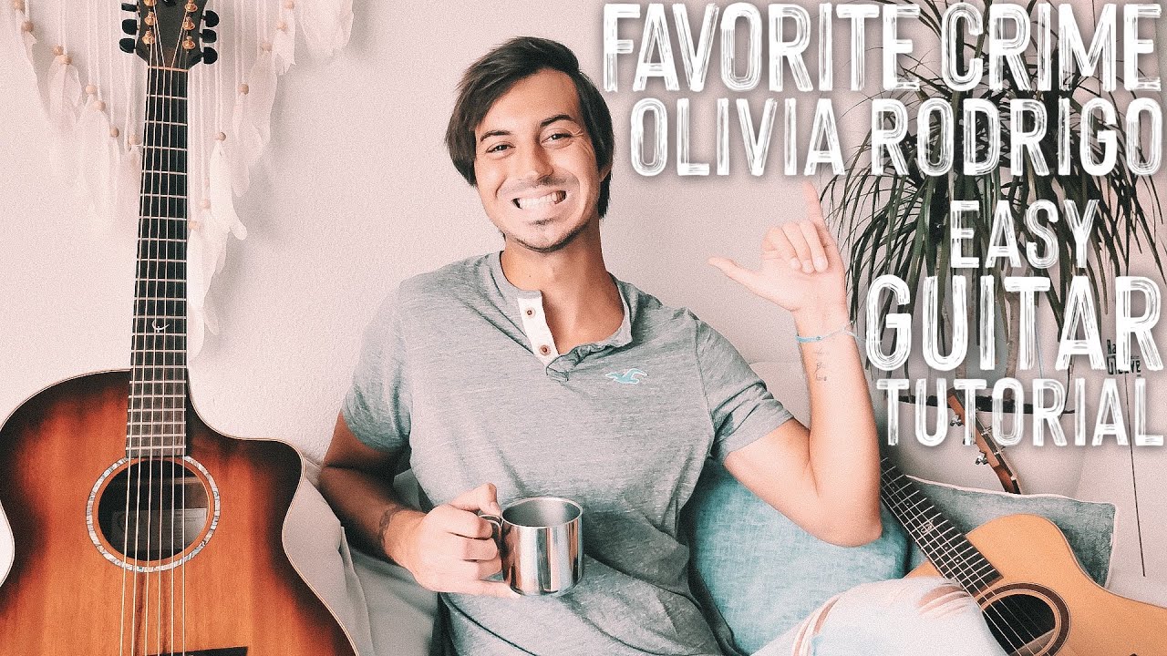 Любимое криминальное учение Оливии Родриго // Любимая криминальная гитара // Урок игры на гитаре ...