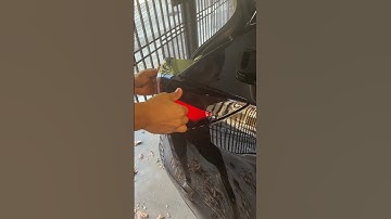 Tesla model 3 rear right tail light panel reflector replacement #tesla #teslalight #teslarepairs