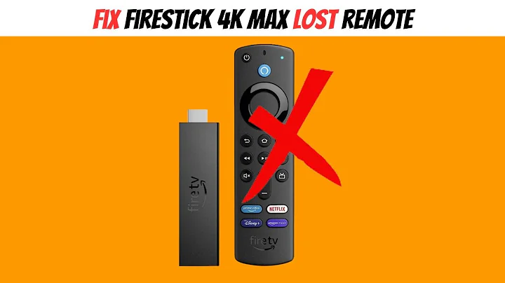 Firestick 4K Max Lost Remote - Fix