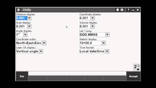 Creating a New Job In Trimble Access