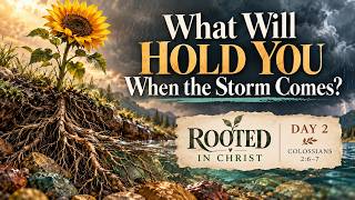 What Will Hold You When the Storm Comes | Rooted in Christ – Day 2 | Col. 2:6-7 #biblestudy